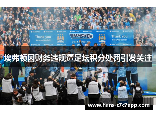 埃弗顿因财务违规遭足坛积分处罚引发关注 埃弗顿因财务违规遭足坛积分处罚引发关注